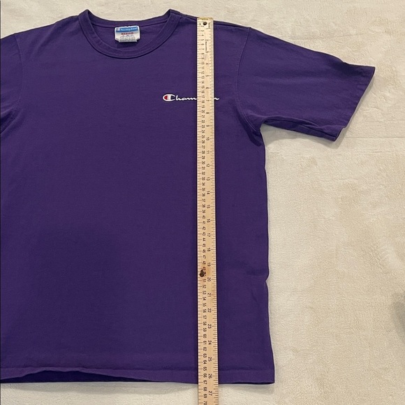 Champion Classic Deep Purple Logo Tee, Size Medium. - Picture 4 of 7